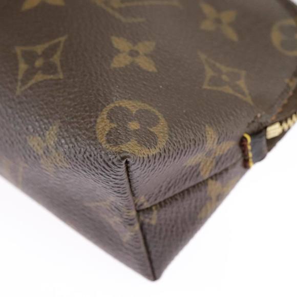 LOUIS VUITTON Monogram Pochette Cosmetic PM Cosmetic Pouch M47515 LV Auth 97745 - Picture 14 of 16